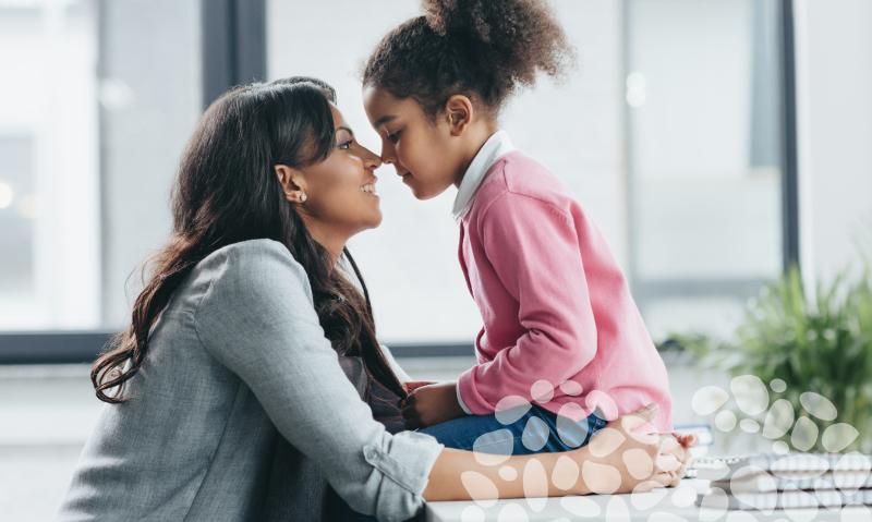 mom and daughter