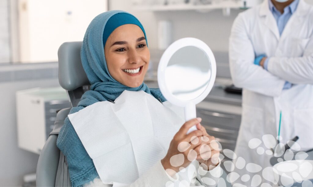 Smile again with full mouth reconstruction.