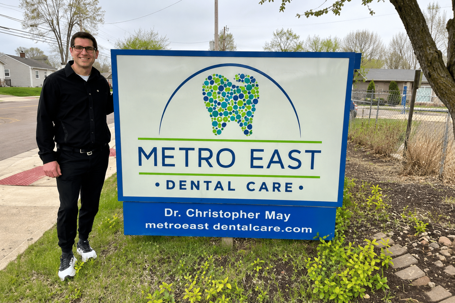 Dr May by Exterior Sign